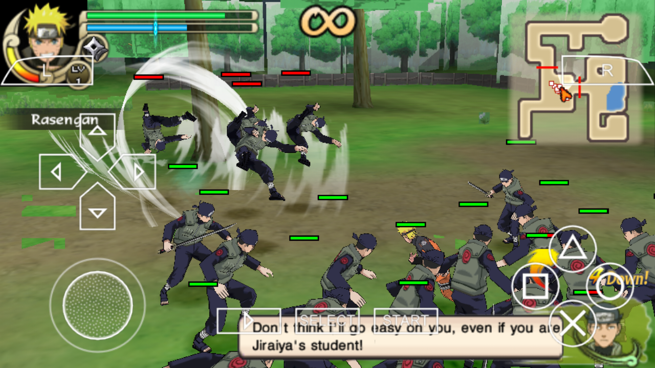 cheat codes for naruto ultimate ninja impact ppsspp
